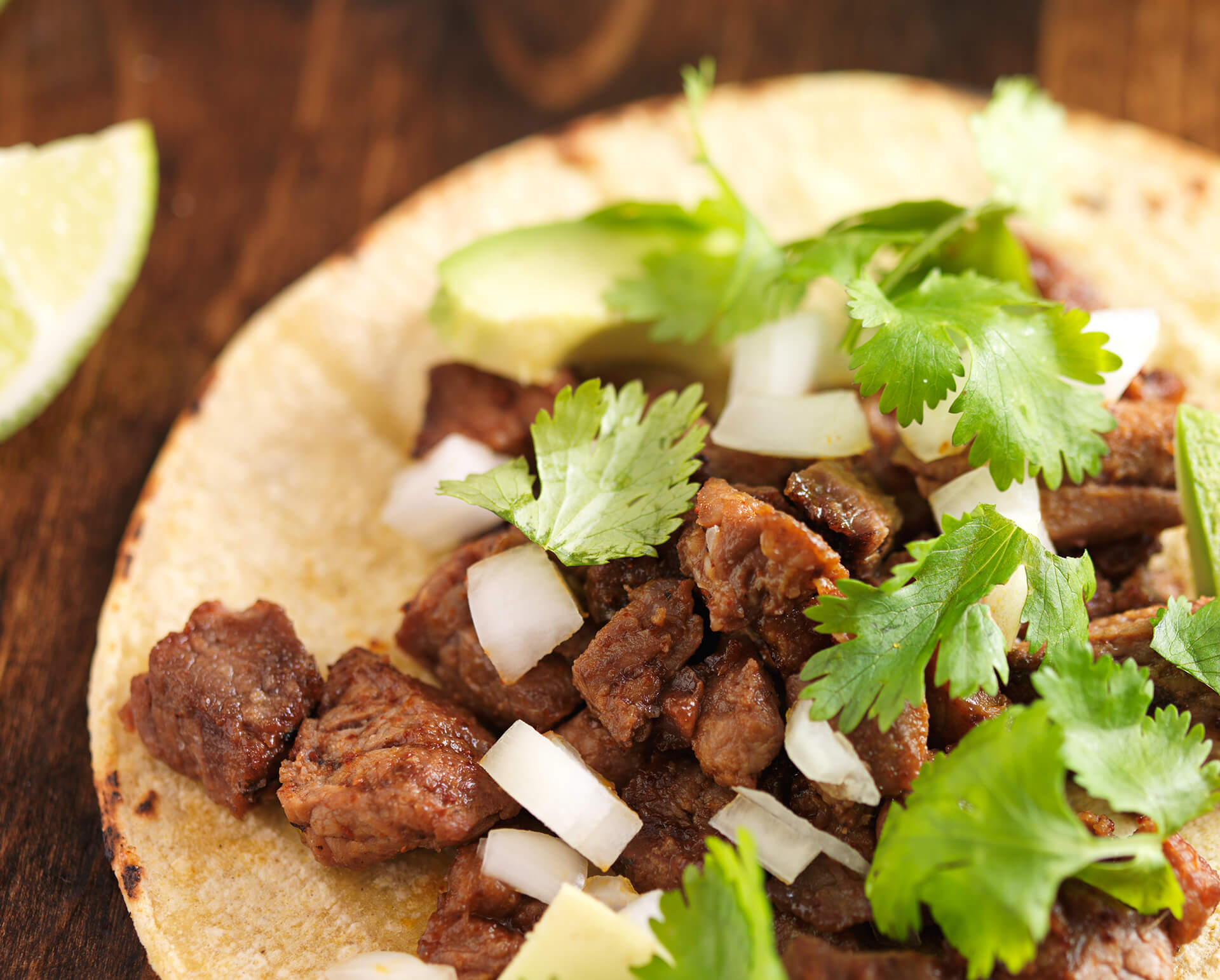 Five-spice beef tacos